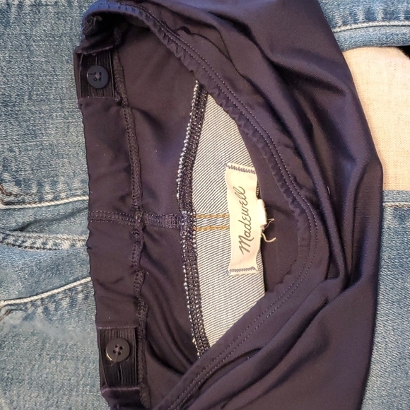 Madewell Maternity Over-the-Belly Skinny Crop Jeans - Picture 10 of 14